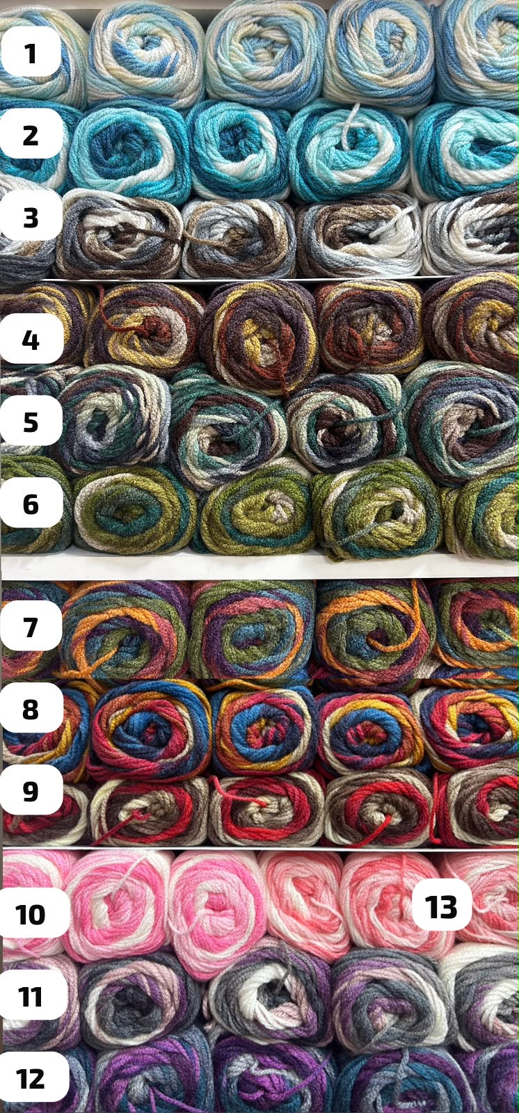 خيط إليزا بوركوم باتيك Alize Burcum Batik